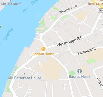 map for Battersea Rickshaw