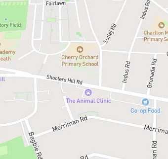 map for Charlton Lido & Leisure Club