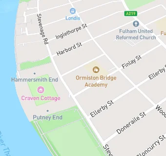 map for Ormiston Bridge Academy