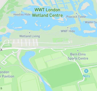 map for The Wildfowl and Wetlands Trust