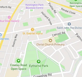 map for Christ Church (Brixton) C Of E Primary School