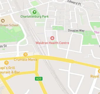 map for Clifton Rise Family Practice