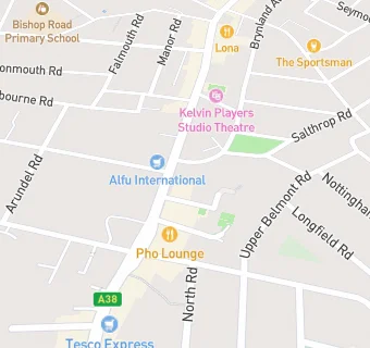 map for Bupa Dental Care, Bristol Gloucester Road