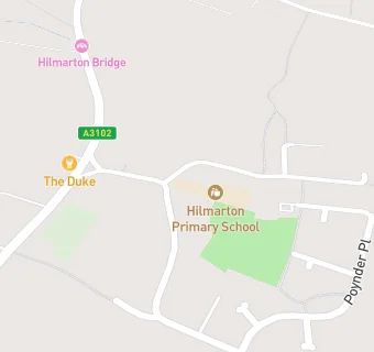 map for Hilmarton Primary School