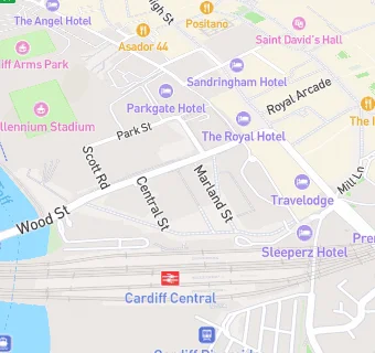 map for Baxterstorey 5040 Broadcasting House Cardiff