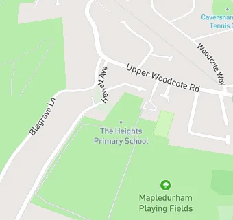 map for The Heights Primary School