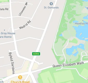 map for Barnes Surgery