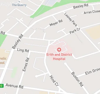 map for Northumberland Heath Medical Centre