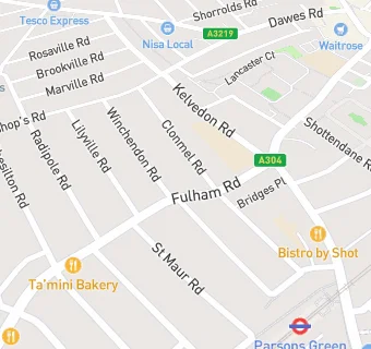 map for Fulham Pharmacy