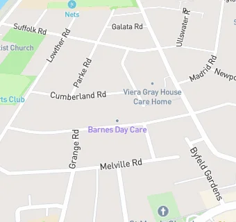 map for Barnes Day Care