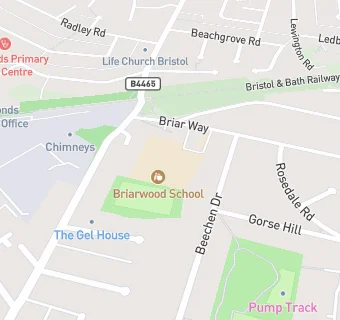 map for Briarwood School