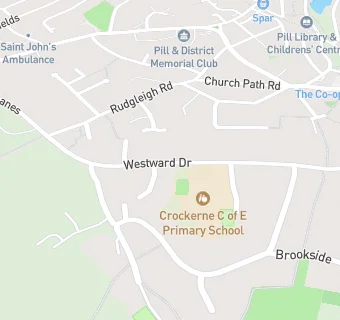 map for Crockerne Primary School