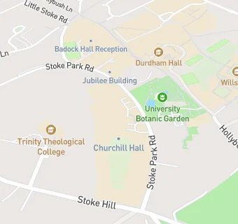map for University of Bristol Churchill Hall and Bar