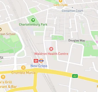 map for New Cross Pharmacy