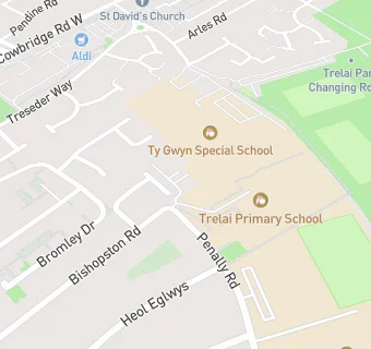 map for Trelai Primary School