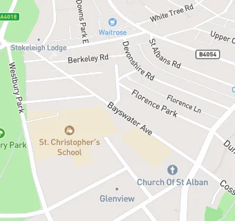 map for St Albans Church Hall