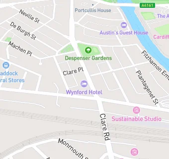 map for OYO CARDIFF CENTRAL