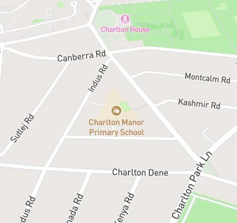 map for Charlton Manor Primary School