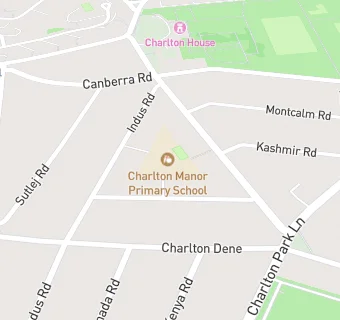 map for Charlton Manor Primary School