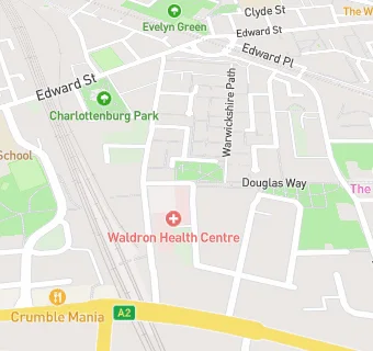 map for New Cross Health Centre