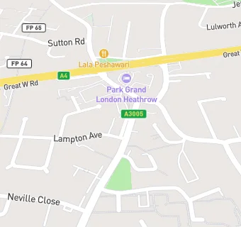 map for Lampton Express