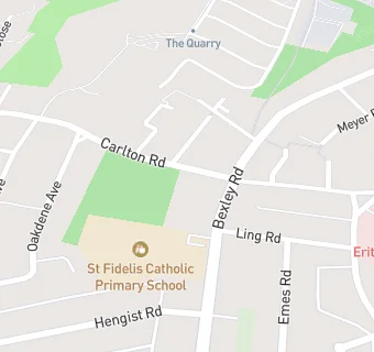 map for St Fidelis Catholic Primary School