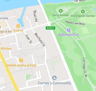 map for Battersea Place Retirement Village