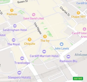 map for Wagamama