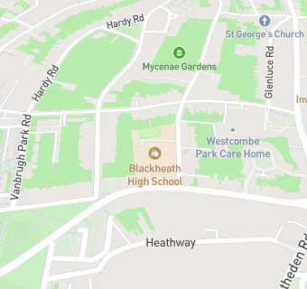map for Blackheath High School