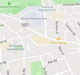 map for Spa School Camberwell