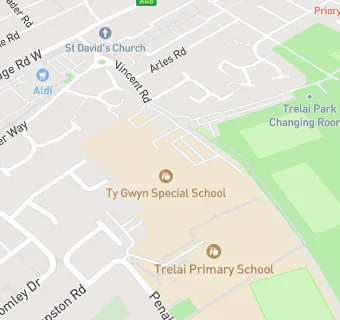 map for Ty Gwyn Special School