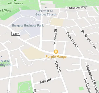 map for Spa school camberwell