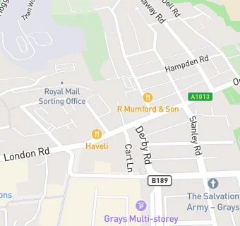 map for Grays Cafe Pie And Mash