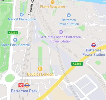 map for Kido Battersea International