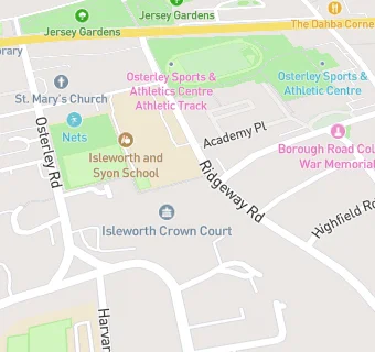 map for Trio @ Isleworth Crown Court