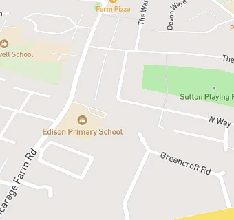 map for Edison Primary School