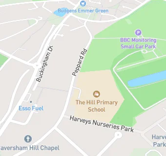 map for The Hill Primary School