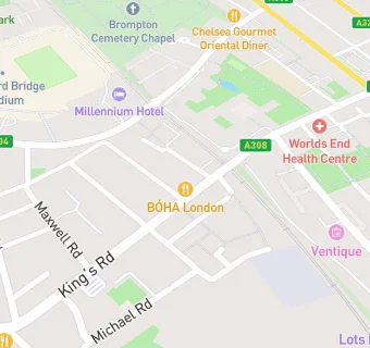 map for Bóha London