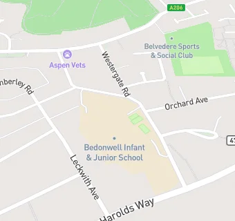 map for The Bedonwell Federation Breakfast & After School Club