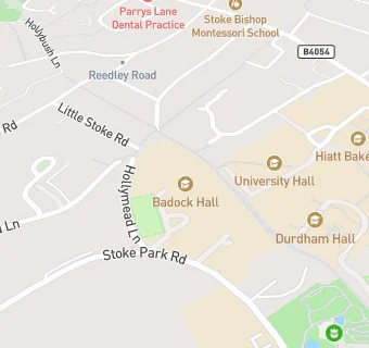 map for University of Bristol Badock Hall and Bar