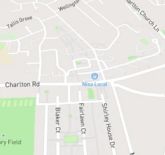 map for Blackheath Day Nursery-Rectory Field