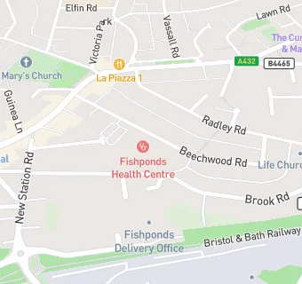 map for Beechwood Medical Practice