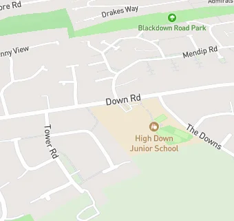 map for Highdown Junior & Infant School