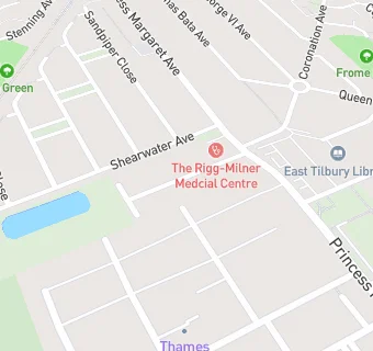 map for The Rigg-Milner Medical Centre