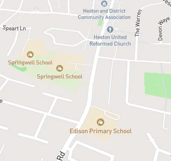 map for Springwell Junior School