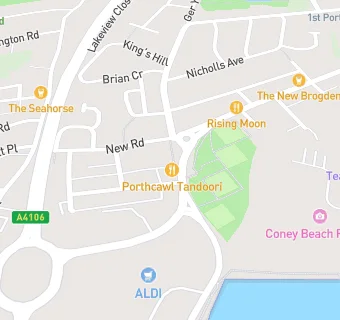 map for The Porthcawl Tandoori Takeaway