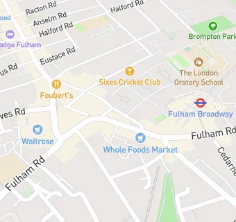 map for GAIL's Fulham Broadway