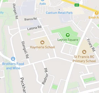 map for Haymerle school