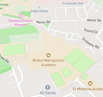 map for Bristol Metropolitan Academy