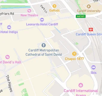 map for Porter's Cardiff LLP